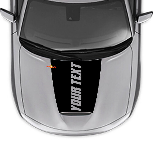 Custom Lettering Hood Vinyl Decal for Dodge Charger 2015-2024