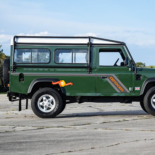 Land Rover Defender 110 3 Door Side doors Decal Sticker
