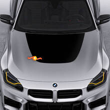 2023 BMW M2 G87 M Performance Parts Hood Wrap Decal vinyl sticker 2