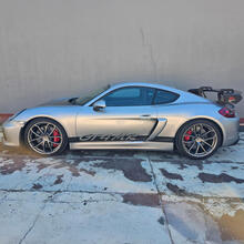 Porsche 718 Cayman GT4 MR Side Stripes Decal Sticker  2