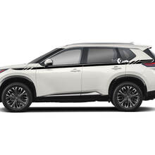 Pair Nissan Rogue Side Up Door Stripes Sticker Decal Vinyl Graphic  3