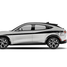 Front and Rear Fender Top Line Stripes Side Door Decals Pair for Ford Mustang Mach-E 3