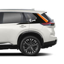 Pair Nissan Rogue Side Rear Fender Stripes Sticker Decal Vinyl Graphic 2 Colors 2