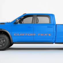 Custom Lettering Side Door Vinyl Decals Kit for Dodge Ram Power Wagon_2
