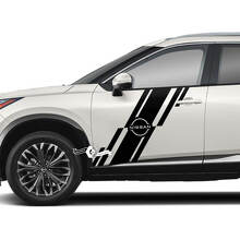 Pair Nissan Rogue Side Door Rear Fender Sticker Decal Vinyl Graphic 3