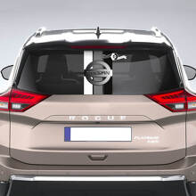 Rear Window Decal for Nissan Rogue Vinyl Sticker Graphic Tri colors Stripes 3