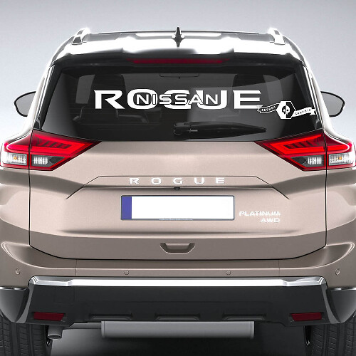 Nissan Rogue Logo Window Vinyl Decal Sticker Graphic
