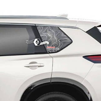 Nissan Rogue Side Rear Window Vinyl Decal Sticker Graphic 1