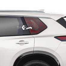 Nissan Rogue Side Rear Window Vinyl Decal Sticker Graphic 2