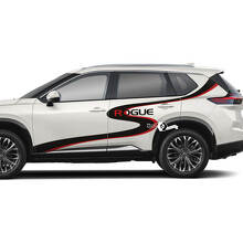 Nissan Rogue S Wave Side Doors Vinyl Decal Sticker Graphic 2