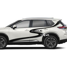 Nissan Rogue S Wave Side Doors Vinyl Decal Sticker Graphic 3