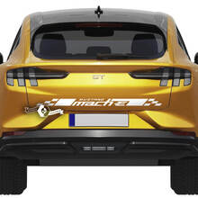 Rear Checkered Stripe Decal for Ford Mustang MACH-E MACH E Vinyl Sticker 4