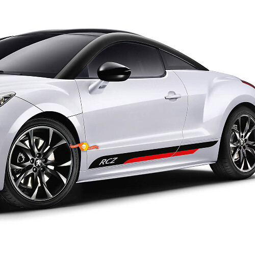 Peugeot RCZ Side Stripes Vinyl Decals Stickers 1