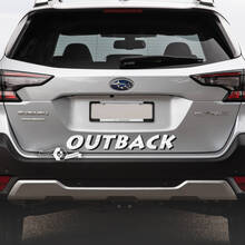 Subaru Outback Rear Topographic Map Vinyl Sticker Decal Graphic 2