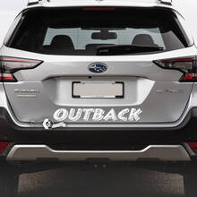 Subaru Outback Rear Topographic Map Vinyl Sticker Decal Graphic 3