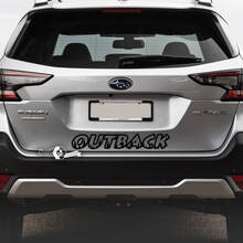 Subaru Outback Rear Forest Vinyl Sticker Decal Graphic 2