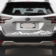 Rear Bumper Mountains Vinyl Sticker Decal Graphic fit Suba Outback 2