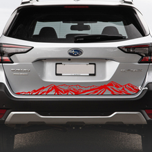Rear Bumper Mountains Vinyl Sticker Decal Graphic fit Suba Outback 3