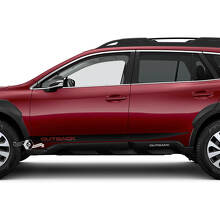 Side Rocker Panel Vinyl Sticker Decal Graphic for Subaru Outback 2