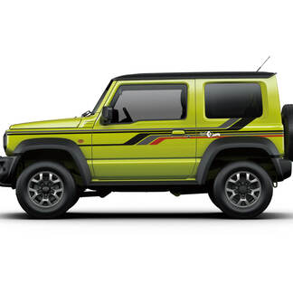 Suzuki JIMNY Wings Side Stripes Doors decal sticker graphics 1