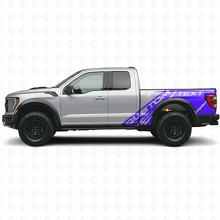 Predator Style Rear Side Vinyl Decals for Musclecar SVT 2010-2014_2
