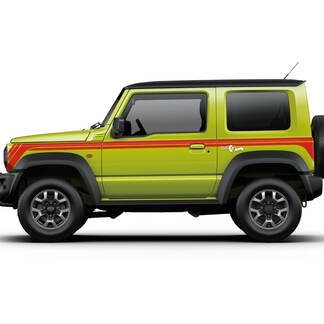 Suzuki JIMNY Stripes Doors decal sticker graphics 1