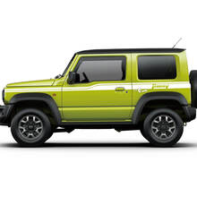 Suzuki JIMNY Side Stripes Doors decal sticker graphics with gradient 5