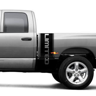 Dodge Ram 1500 Power Wagon Limited Vertical Graphic Side decal stripe