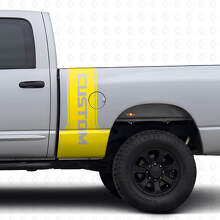 CastomLettering Rear Side Stripe Vinyl Decal Kit For Dodge Ram Power Wagon_6