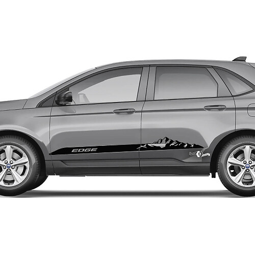 Side Mountain Door Vinyl Stripes Body Graphics Stickers 2x for Ford Edge 1