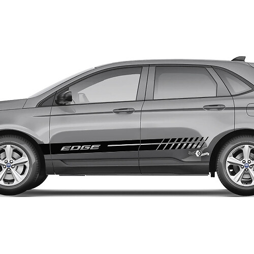 Side Door Racing Stripes Body Graphics Stickers 2 2x for Ford Edge