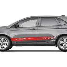 Side Door Racing Stripes Body Graphics Stickers 2 2x for Ford Edge 2
