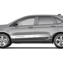 Side Door Racing Stripes Body Graphics Stickers 2 2x for Ford Edge 3
