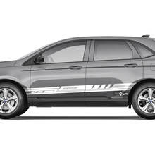 2x Side Ford Edge Doors Vinyl Racing Stripes body decal vinyl graphics sticker 3 2