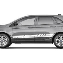 Side Door Racing Stripes Body Graphics Stickers 3 2x for Ford Edge 2