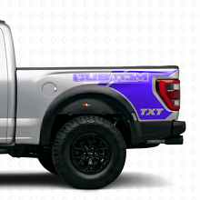 Raptor Style Rear Fender Vinyl Decals For Musclecar F-150_2