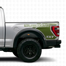 Raptor Style Rear Fender Vinyl Decals For Musclecar F-150_3