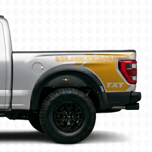 Raptor Style Rear Fender Vinyl Decals For Musclecar F-150_5