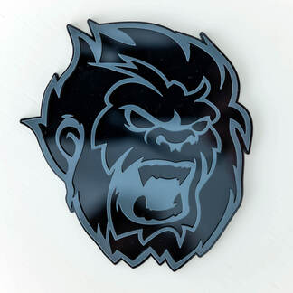 Angry Yeti Sasquatch 3D Badge Fender Badges Emblem 1