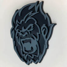 Angry Yeti Sasquatch 3D Badge Fender Badges Emblem 2