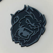 Angry Yeti Sasquatch 3D Badge Fender Badges Emblem 4