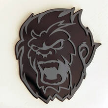 Angry Yeti Sasquatch 3D Badge Fender Badges Emblem 5