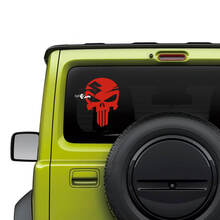 Suzuki JIMNY Rear Window Logo Punisher decal sticker graphics 2