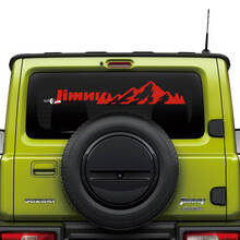 Suzuki JIMNY Mountains Rear Window Logo decal sticker graphics 2