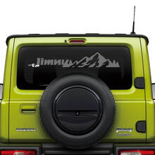 Suzuki JIMNY Mountains Rear Window Logo decal sticker graphics 3