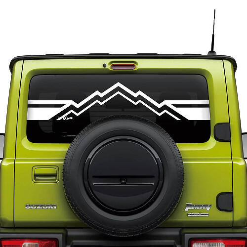 Mountains Rear Window Decal Sticker Graphics For Suzuki JIMNY