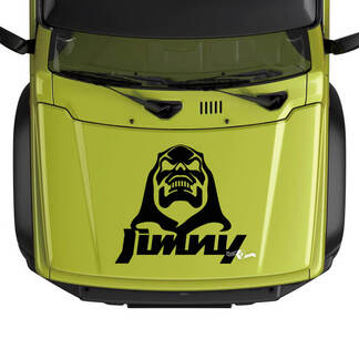 Suzuki JIMNY Hood Skull Logo decal sticker graphics