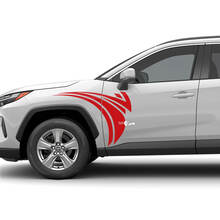 Side Front Tribal Graphics Sticker Kit fits Toyota RAV4 vinyl decal 4