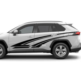 Side Door Graphics Sticker Kit fits Toyota RAV4 vinyl decal 1