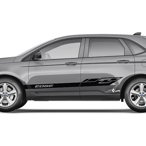 Side Door Racing Stripes Body Graphics Stickers 4 2x for Ford Edge